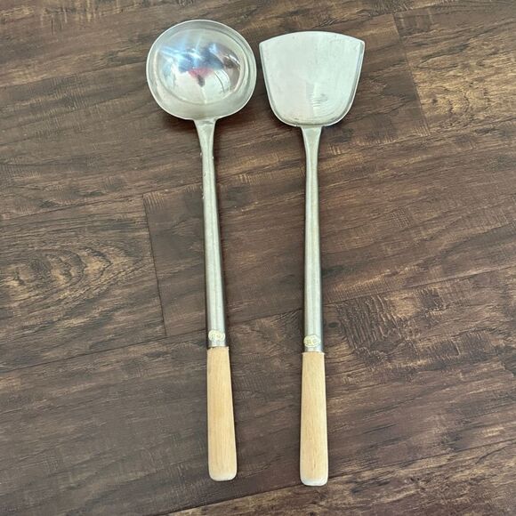 Wok Utensils with Wooden Handles - Picture 1 of 1